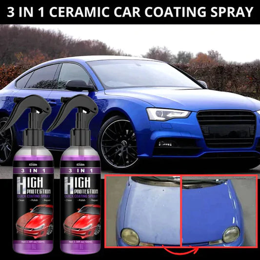 3 IN 1 HIGH PROTECTION CAR CERAMIC COATING SPRAY (BUY 1 GET 1 FREE)