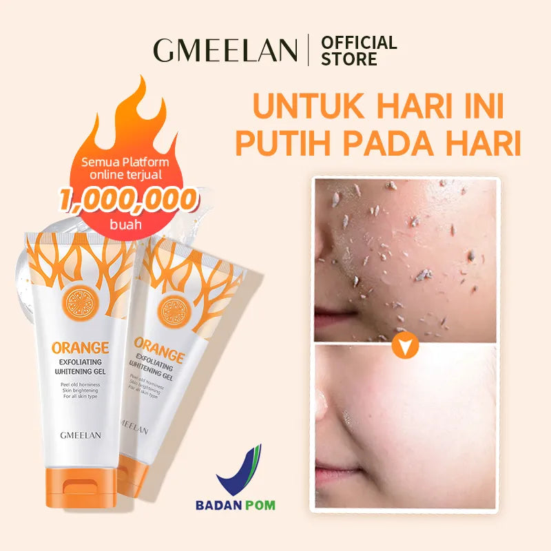 GMEELAN ORANGE EXFOLIATING GEL AND LAZY CREAM [IMPORTED FROM SOUTH KOREA 🇰🇷 ]