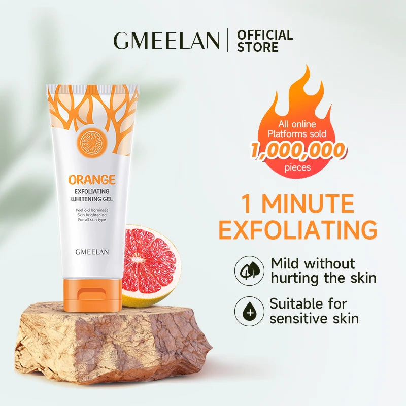 GMEELAN ORANGE EXFOLIATING GEL AND LAZY CREAM [IMPORTED FROM SOUTH KOREA 🇰🇷 ]